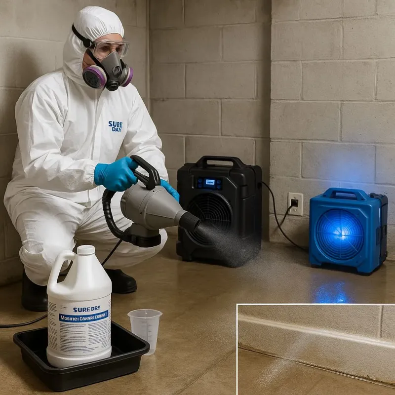 Sanitization and Odor Removal process in Apple Creek, OH
