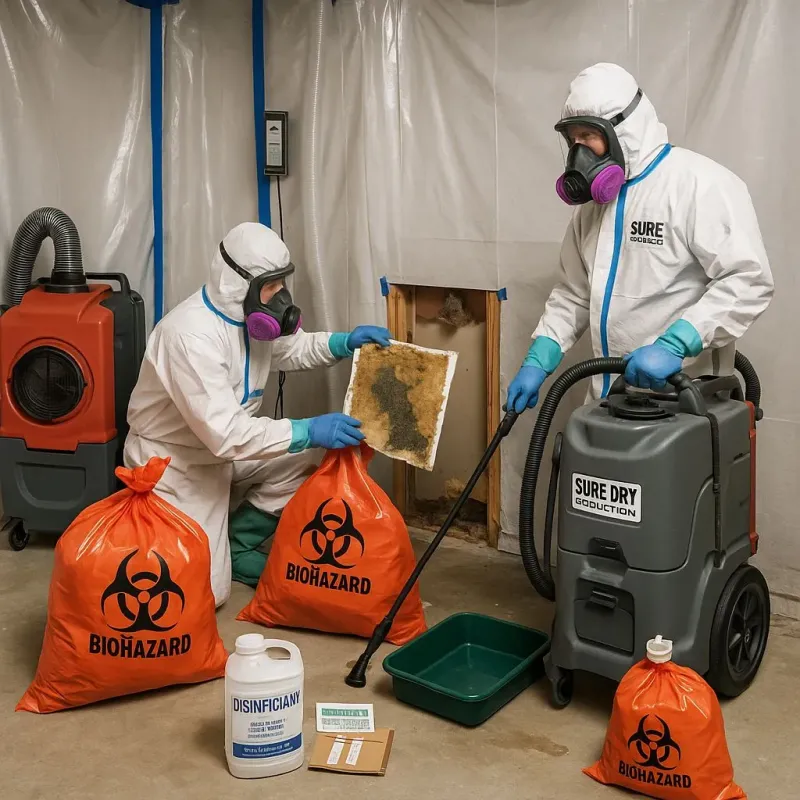 Contaminated Water Handling Protocols process in Apple Creek, OH